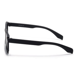 Eyejack Black Square Sunglasses for Men & Women (5668CL1044)