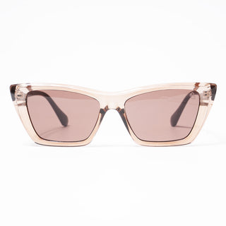 Eyejack Cateye Sunglasses for Women (Brown Lens | Light Brown Frame - 58017CL544-C3)