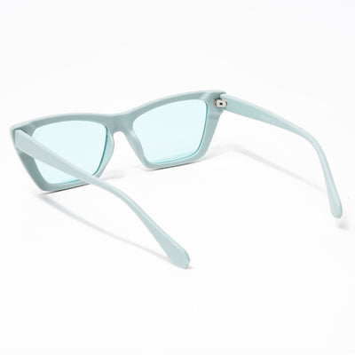 Eyejack Cateye Sunglasses for Women (Green Lens | Matt Green Frame - 58017CL545-C4)