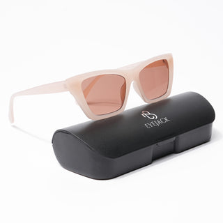 Eyejack Cateye Sunglasses for Women (Pink Lens | Pink Frame - 58017CL546-C5)