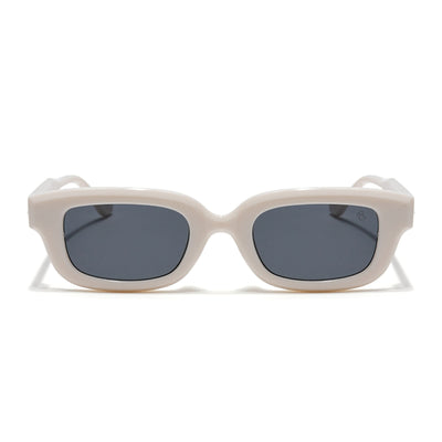 Eyejack White wayfarer Sunglasses for Men & Women (58027CL896)