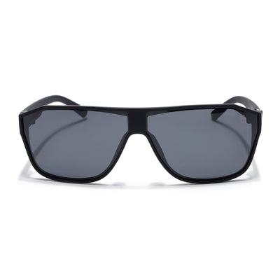 Eyejack Black Wayfarer Polarized Sunglasses for Men & Women (6023PCL1244)