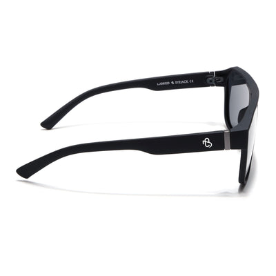 Eyejack Black Wayfarer Polarized Sunglasses for Men & Women (6023PCL1244)