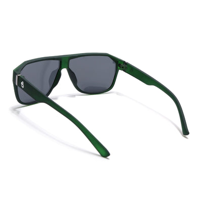 Eyejack Green Wayfarer Polarized Sunglasses for Men & Women (6023PCL1247)