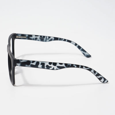 EyeJack Bell Bottom Matt Black Square Eyeglasses for Men & Women (62202CL450-C10)