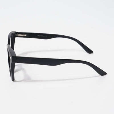 EyeJack Bell Bottom Matt Black Square Eyeglasses for Men & Women (62205CL395-C1)