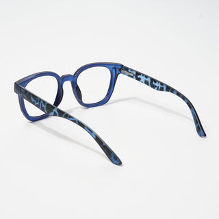 EyeJack Bell Bottom Matt Blue Square Eyeglasses for Men & Women (62205CL401-C7)