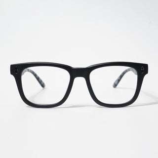 EyeJack Bell Bottom Matt Black Square Eyeglasses for Men & Women (62206CL454-C10)