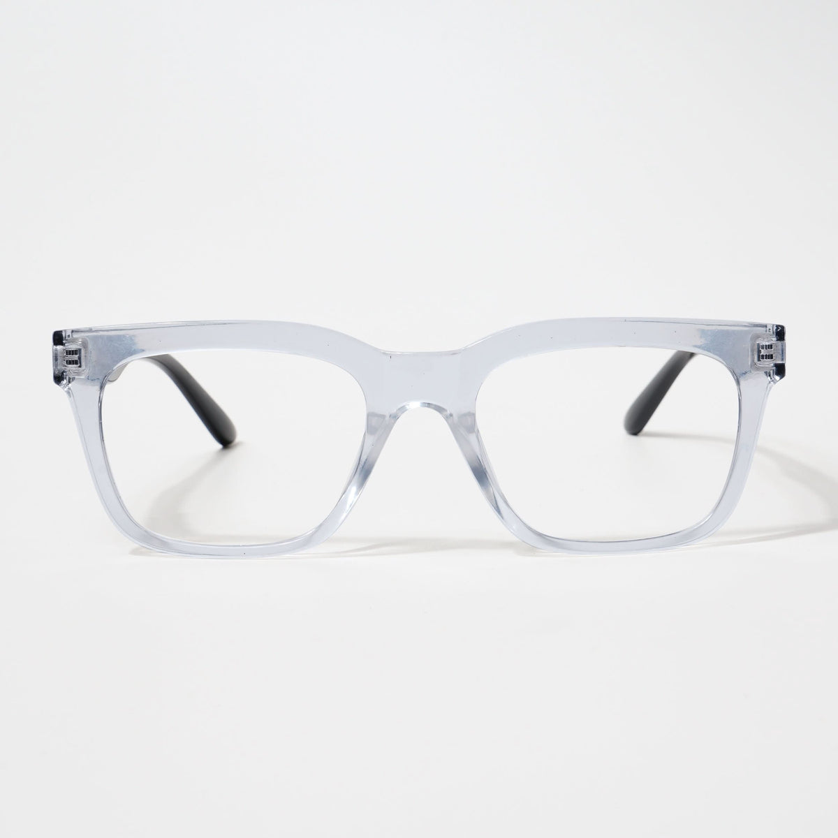 EyeJack Bell Bottom Transparent Rectangle Eyeglasses for Men & Women ...