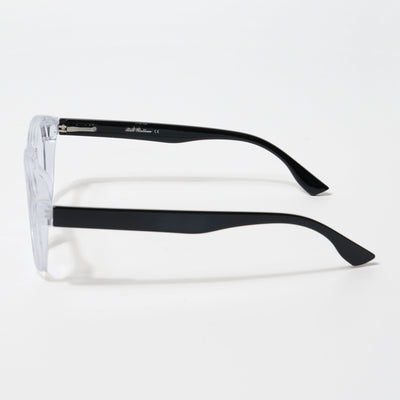 EyeJack Bell Bottom Transparent Round Eyeglasses for Men & Women (62210CL442-C3)