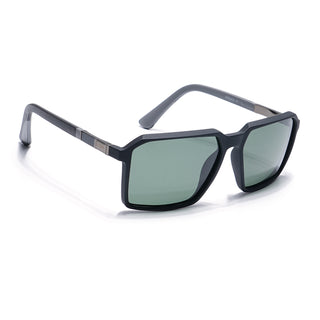 Eyejack Black Square Polarized Sunglasses for Men & Women (6229PCL1122)