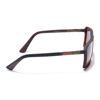 Eyejack Brown Square Polarized Sunglasses for Men & Women (6229PCL1124)