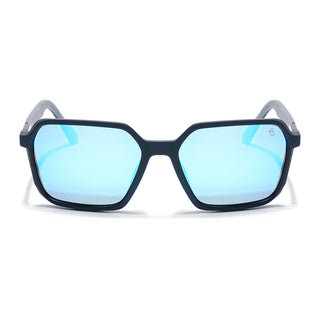 Eyejack Blue Square Polarized Sunglasses for Men & Women (6231PCL1130)