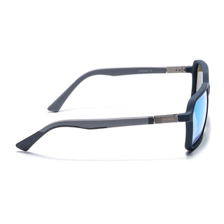 Eyejack Blue Square Polarized Sunglasses for Men & Women (6231PCL1130)