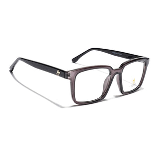 Eyejack Grey Rectangle Eyeglasses for Men & Women (668801FCL2319)