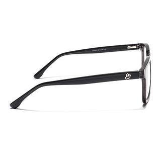 Eyejack Grey Rectangle Eyeglasses for Men & Women (668801FCL2319)