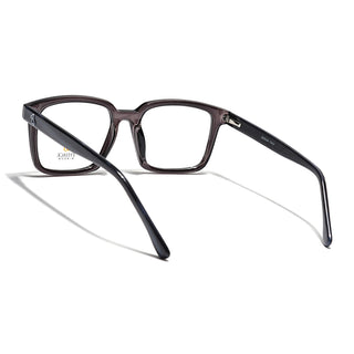 Eyejack Grey Rectangle Eyeglasses for Men & Women (668801FCL2320)