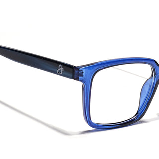 Eyejack Navy Blue Rectangle Eyeglasses for Men & Women (668801FCL2322)