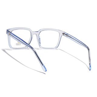 Eyejack Light Blue Rectangle Eyeglasses for Men & Women (668801FCL2323)