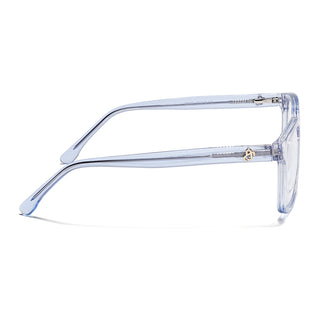 Eyejack Light Blue Rectangle Eyeglasses for Men & Women (668801FCL2323)