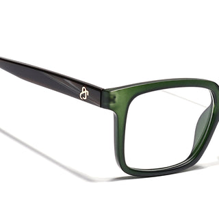 Eyejack Green Rectangle Eyeglasses for Men & Women (668801FCL2325)