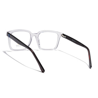Eyejack Transparent Rectangle Eyeglasses for Men & Women (668801FCL2326)