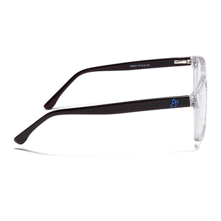 Eyejack Transparent Rectangle Eyeglasses for Men & Women (668801FCL2326)