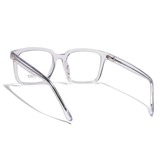 Eyejack Transparent Rectangle Eyeglasses for Men & Women (668801FCL2327)