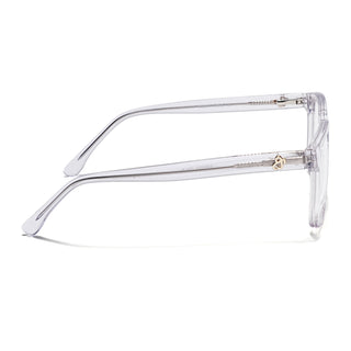 Eyejack Transparent Rectangle Eyeglasses for Men & Women (668801FCL2327)