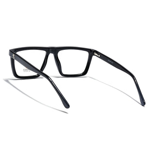 Eyejack Shine Black Wayfarer Eyeglasses for Men & Women (668802FCL2328)
