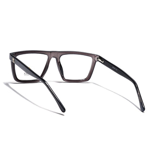 Eyejack Grey Wayfarer Eyeglasses for Men & Women (668802FCL2331)