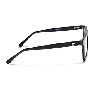 Eyejack Grey Wayfarer Eyeglasses for Men & Women (668802FCL2331)