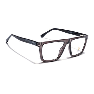 Eyejack Grey Wayfarer Eyeglasses for Men & Women (668802FCL2332)