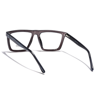 Eyejack Grey Wayfarer Eyeglasses for Men & Women (668802FCL2332)