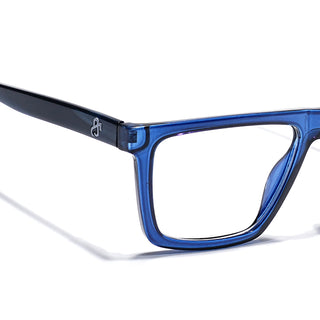 Eyejack Navy Blue Wayfarer Eyeglasses for Men & Women (668802FCL2334)