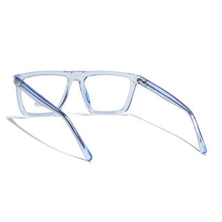 Eyejack Light Blue Wayfarer Eyeglasses for Men & Women (668802FCL2335)