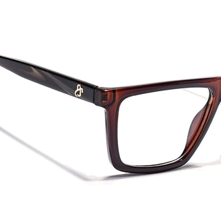Eyejack Brown Wayfarer Eyeglasses for Men & Women (668802FCL2336)