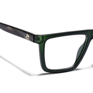 Eyejack Green Wayfarer Eyeglasses for Men & Women (668802FCL2337)