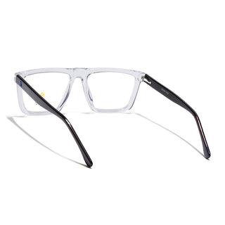 Eyejack Transparent Wayfarer Eyeglasses for Men & Women (668802FCL2338)