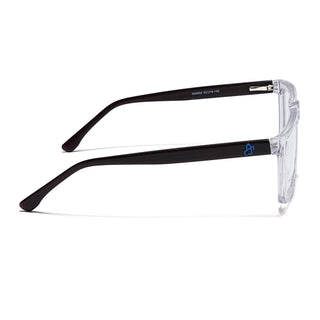 Eyejack Transparent Wayfarer Eyeglasses for Men & Women (668802FCL2338)