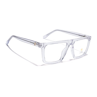 Eyejack Transparent Wayfarer Eyeglasses for Men & Women (668802FCL2339)