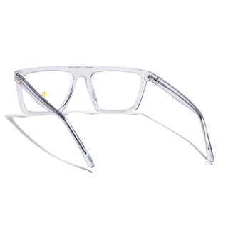 Eyejack Transparent Wayfarer Eyeglasses for Men & Women (668802FCL2339)
