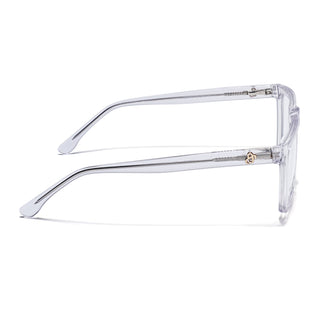 Eyejack Transparent Wayfarer Eyeglasses for Men & Women (668802FCL2339)