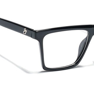 Eyejack Shine Black Wayfarer Eyeglasses for Men & Women (668803FCL2340)