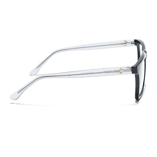 Eyejack Shine Black Wayfarer Eyeglasses for Men & Women (668803FCL2341)