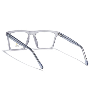 Eyejack Matt Grey Wayfarer Eyeglasses for Men & Women (668803FCL2345)