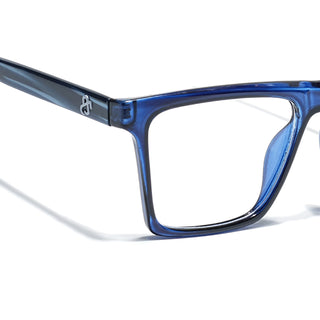 Eyejack Navy Blue Wayfarer Eyeglasses for Men & Women (668803FCL2346)