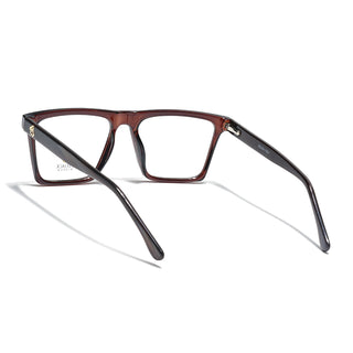 Eyejack Brown Wayfarer Eyeglasses for Men & Women (668803FCL2348)