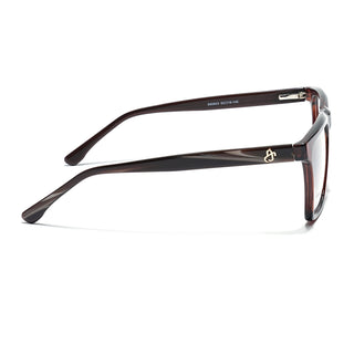 Eyejack Brown Wayfarer Eyeglasses for Men & Women (668803FCL2348)