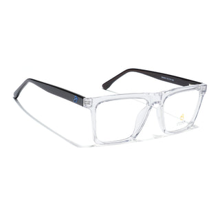 Eyejack Transparent Wayfarer Eyeglasses for Men & Women (668803FCL2350)